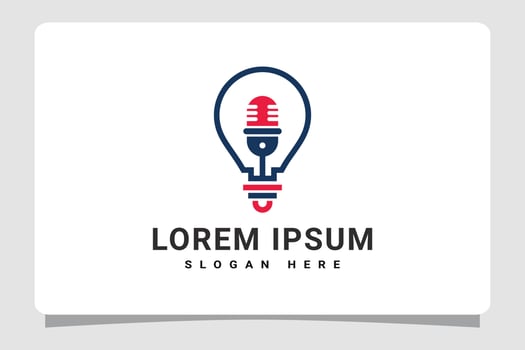 Radio Podcast Logo Template Design Inspiration vector