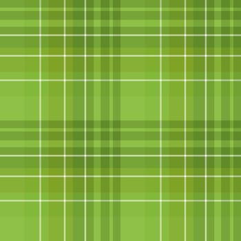 Seamless pattern in simple bright green and white colors for plaid, fabric, textile, clothes, tablecloth and other things. Vector image.