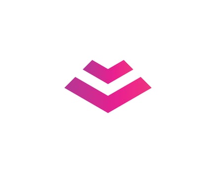 V logo design vector template