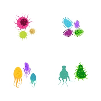 Virus vector illustration icon