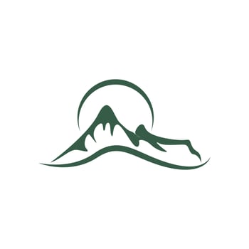 Mountain logo icon design illustration vector