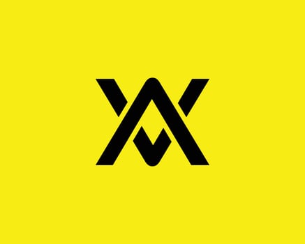 AV VA Logo design vector template