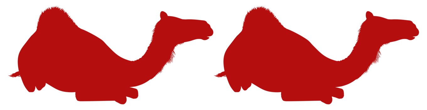 Camel Silhouette for Logo, Pictogram, Website, Apps, Art Illustration or Graphic Design Element. Format PNG