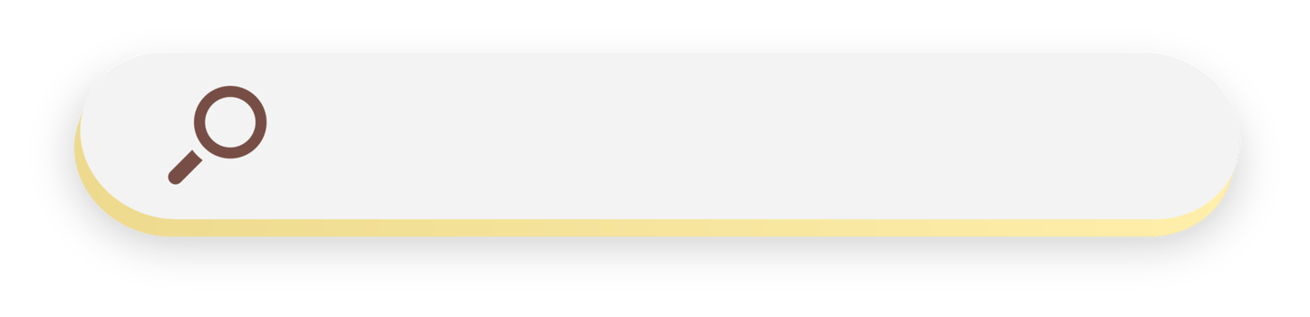 Search bar template for website. Realistic 3d illustration. png