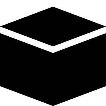 Cube Block Box Shipping clip art icon vector