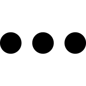 Dot More Menu Hide clip art icon vector