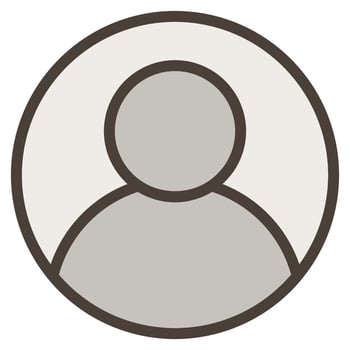 Human Avatar User UI Account Round clip art icon vector
