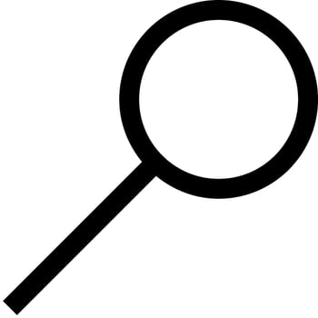 Look Find Search Magnify Glass clip art icon vector