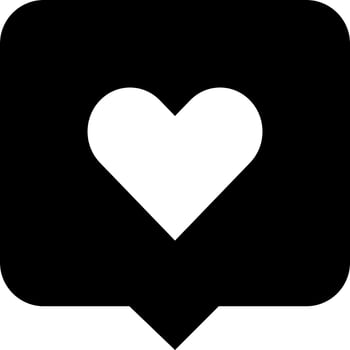Love Like Popular Favorite clip art icon vector