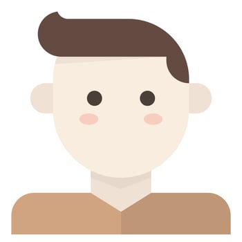 Man Avatar Metro Guy Handsome clip art icon vector