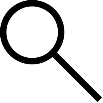 Search Find Magnify Glass clip art icon vector