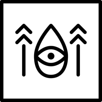 Tribal Abstract Geometric Polygon Eye clip art icon vector