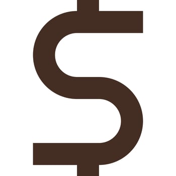 dollar clip art icon vector