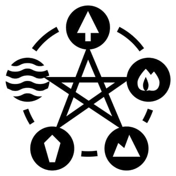fengshui clip art icon vector