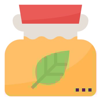 herbal clip art icon vector