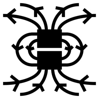 magnet clip art icon vector