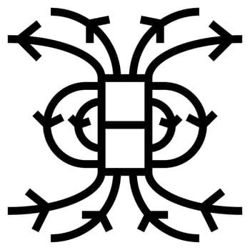 magnet clip art icon vector