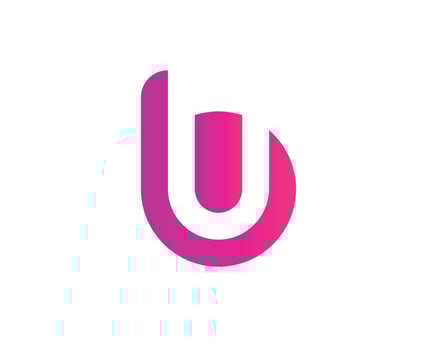 BU UB Logo design vector template