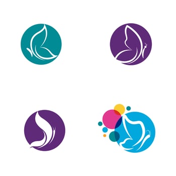 Beauty Butterfly icon design vector