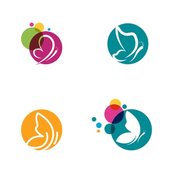 Beauty Butterfly icon design vector