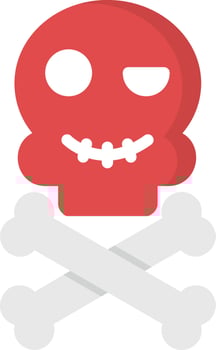 Skull Flat Icon vector