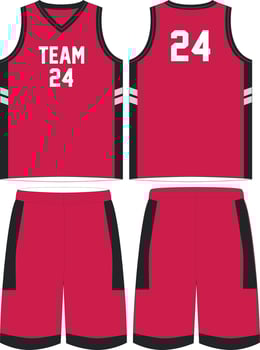 Basketball uniform design template. Abstract pattern background for basketball uniform basketball sublimation bicycle e-sport basketball soccer Fabric pattern Sport background Vector