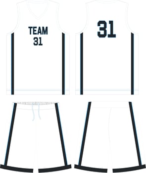 Basketball uniform design template. Abstract pattern background for basketball uniform basketball sublimation bicycle e-sport basketball soccer Fabric pattern Sport background Vector