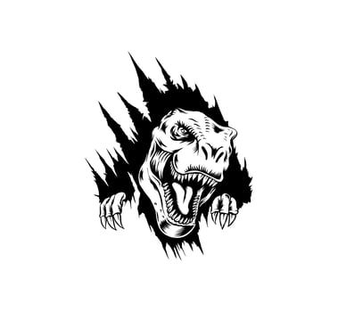 Tyrannosaurus vector art