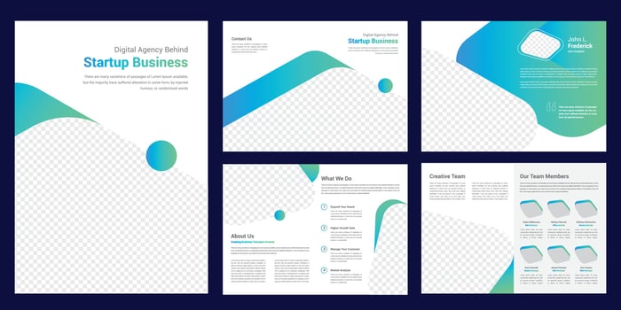 Business Company Profile vector