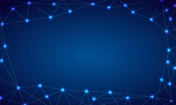 Network technology background future technological processes Represent data points, network connections, and digital visualizations. vector