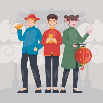 Chinese New Year Celebration vector