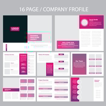 Company Brochure Template vector