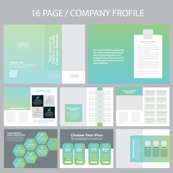 Company Brochure Template vector