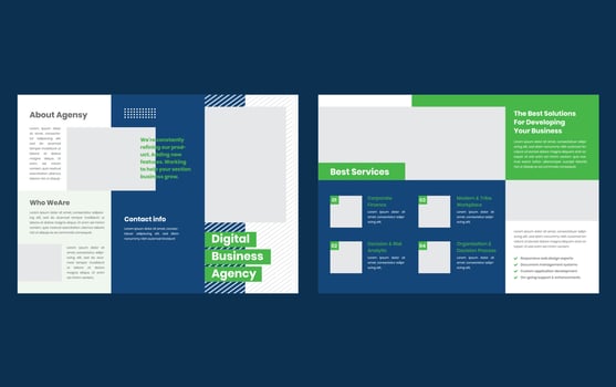 Trifold Brochure Template vector