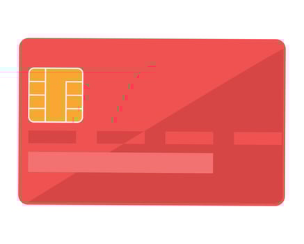 credit card bank vector