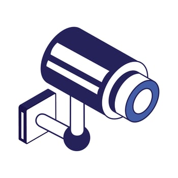 cctv video camera system vector