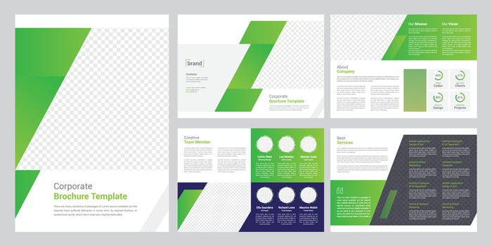 Bifold Brochure Template vector