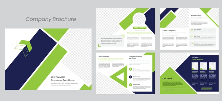 Bifold Brochure Template vector
