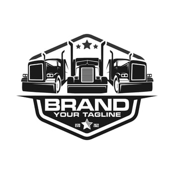 trucking logo - truck trailer logo vector