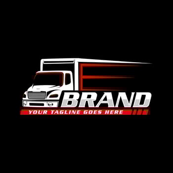 trucking logo - truck trailer logo vector