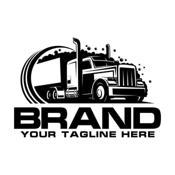 trucking logo - truck trailer logo vector