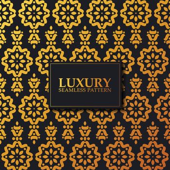 luxury dark seamless pattern background vector
