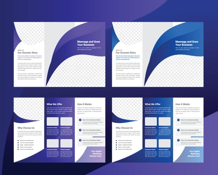 Trifold Brochure Template vector