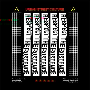 urban street wear abstract design ilustration vector