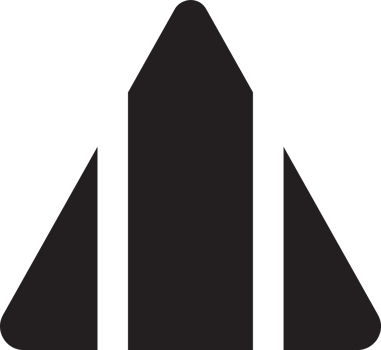Abstract triangle mountain logo illustration in trendy and minimal style png