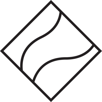 Abstract square logo illustration in trendy and minimal style png