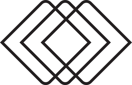 Abstract square line logo illustration in trendy and minimal style png