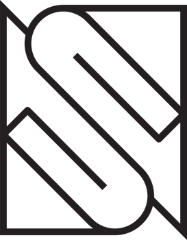 Abstract square line logo illustration in trendy and minimal style png