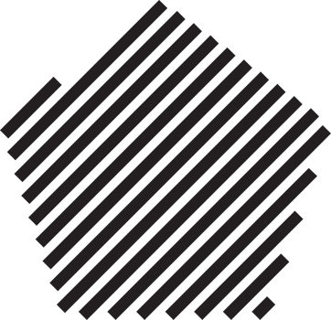 Abstract pentagon line logo illustration in trendy and minimal style png
