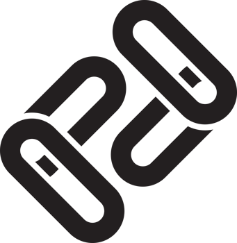 Abstract Link logo illustration in trendy and minimal style png